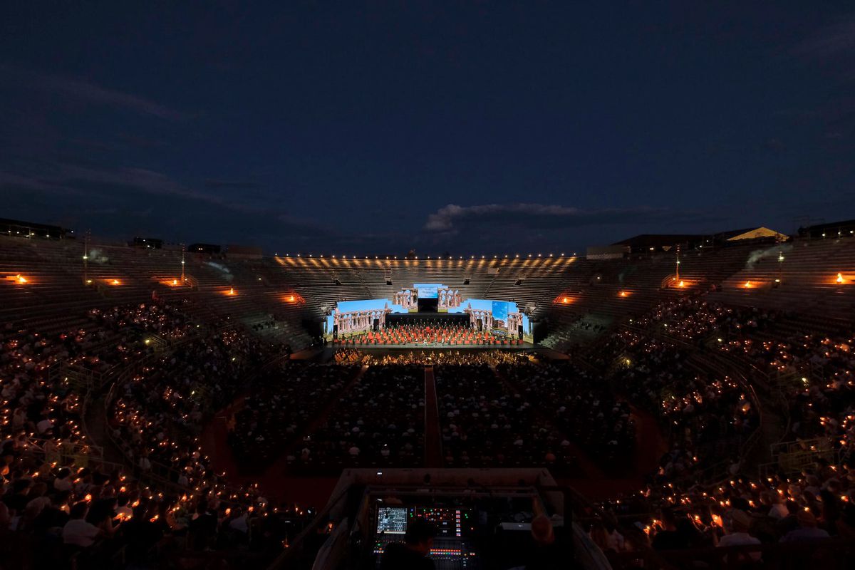 Arena di Verona, gazda meciului România - Italia la Campionatul European de volei feminin