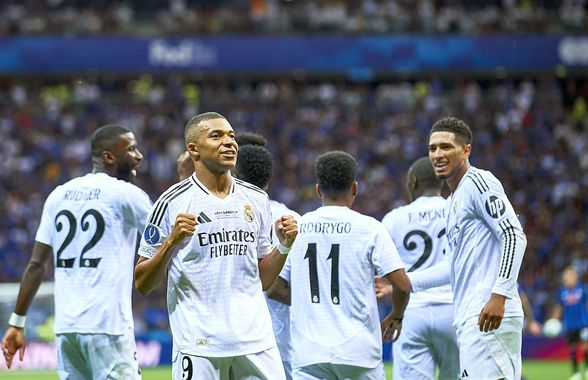 Real Madrid - Atalanta 2-0 » Istorie „blanco”! Cu Mbappe pe tabelă la debut, superstarurile lui Ancelotti pun Europa la respect