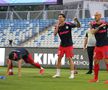 Miculescu și Chiricheș - Drita - FCSB, imagini de pe gazon, înainte de meci/ foto: Ionuț Iordache (GSP)