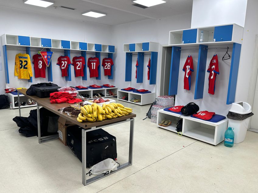 Drita - FCSB, înainte de meci. Imagini din vestiar și din stadion/ foto: Ionuț Iordache (GSP)