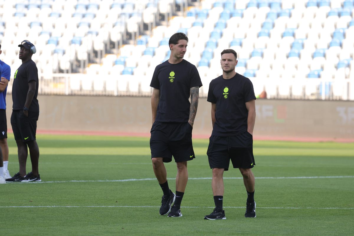 Drita - FCSB, imagini de pe gazon, înainte de meci