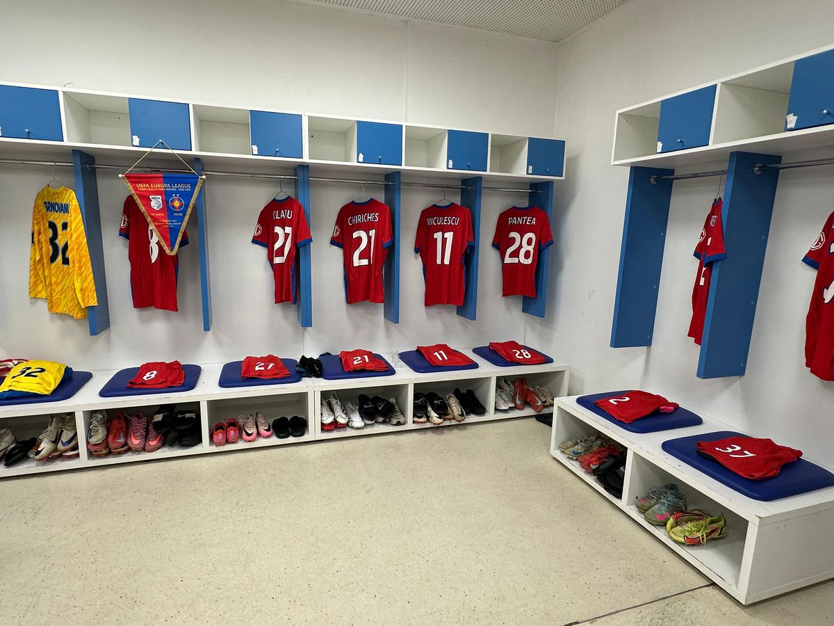 Drita - FCSB, înainte de meci. Imagini din vestiar și din stadion
