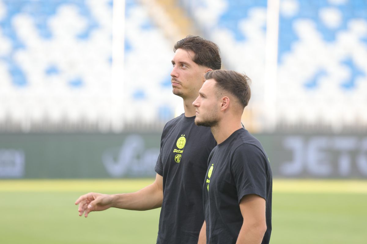 Drita - FCSB, imagini de pe gazon, înainte de meci