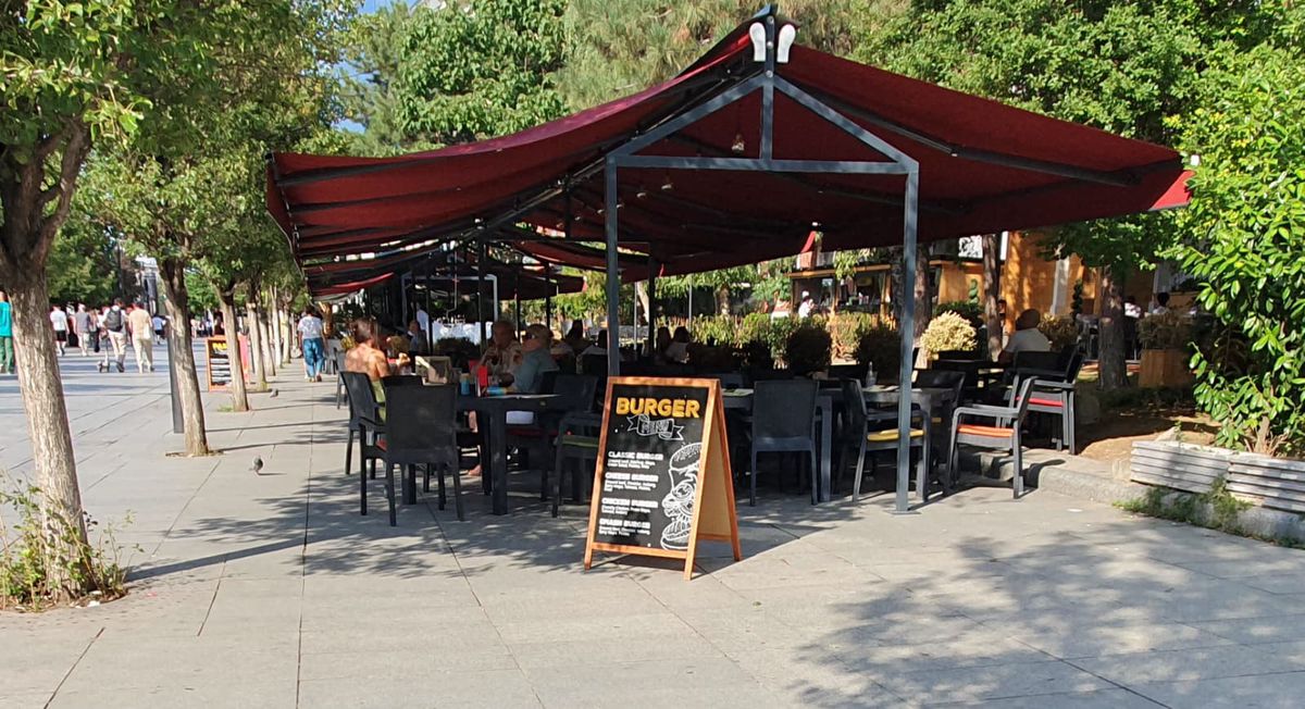 Imagini din Priștina, înainte de Drita - FCSB