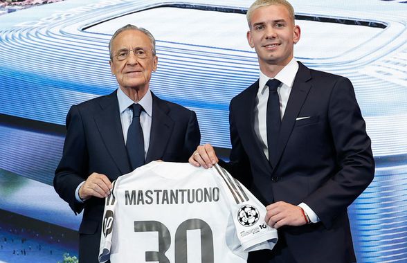 Real Madrid și-a prezentat oficial „bijuteria argentiniană” » Perez exultă: „Unul dintre cele mai mari talente apărute în fotbalul mondial”