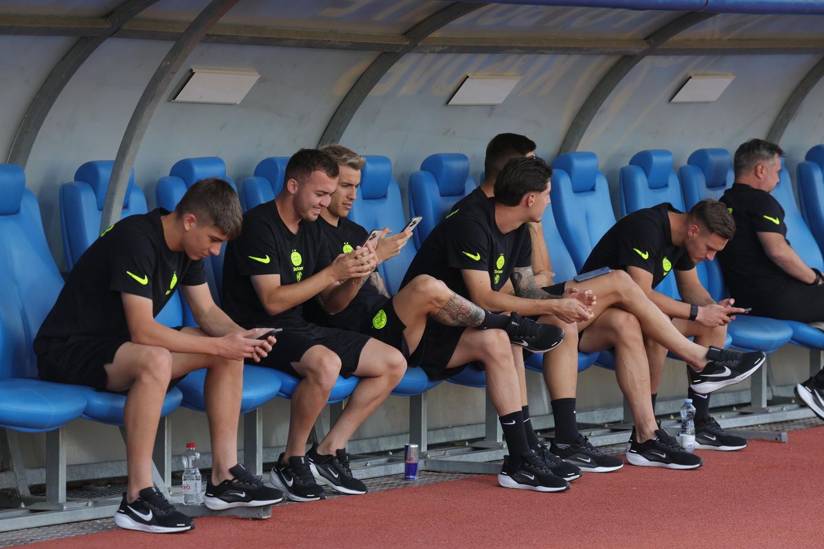 Drita - FCSB, imagini de pe gazon, înainte de meci