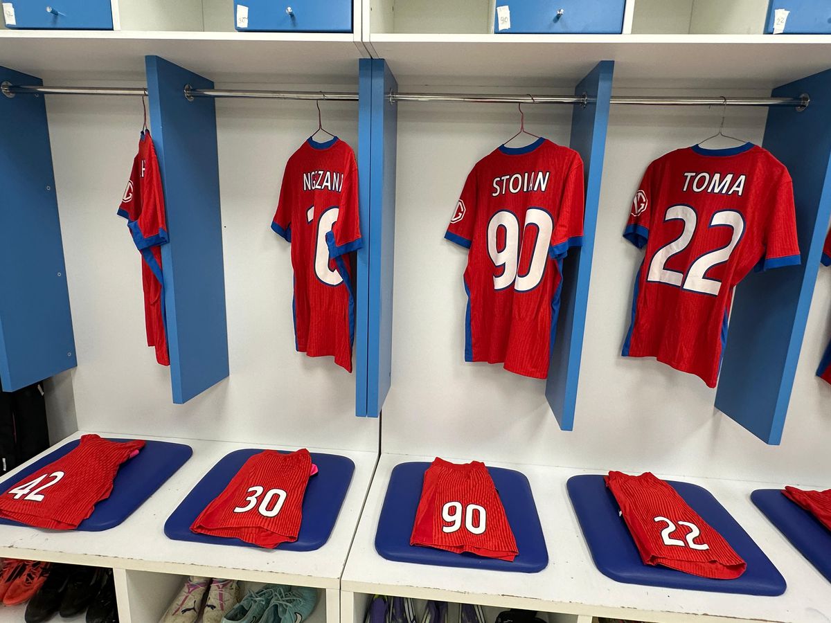 Drita - FCSB, înainte de meci. Imagini din vestiar și din stadion