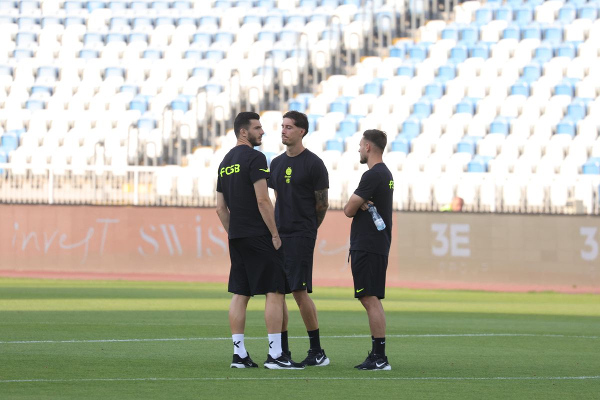 Drita - FCSB, imagini de pe gazon, înainte de meci