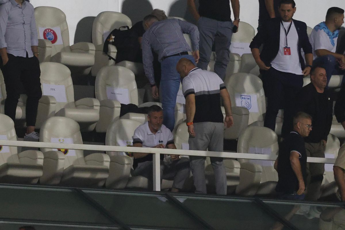 Scandal la finalul meciului Drita - FCSB » Fanii kosovari au venit spre gardurile care apărau terenul: „Țiganii, țiganii!”