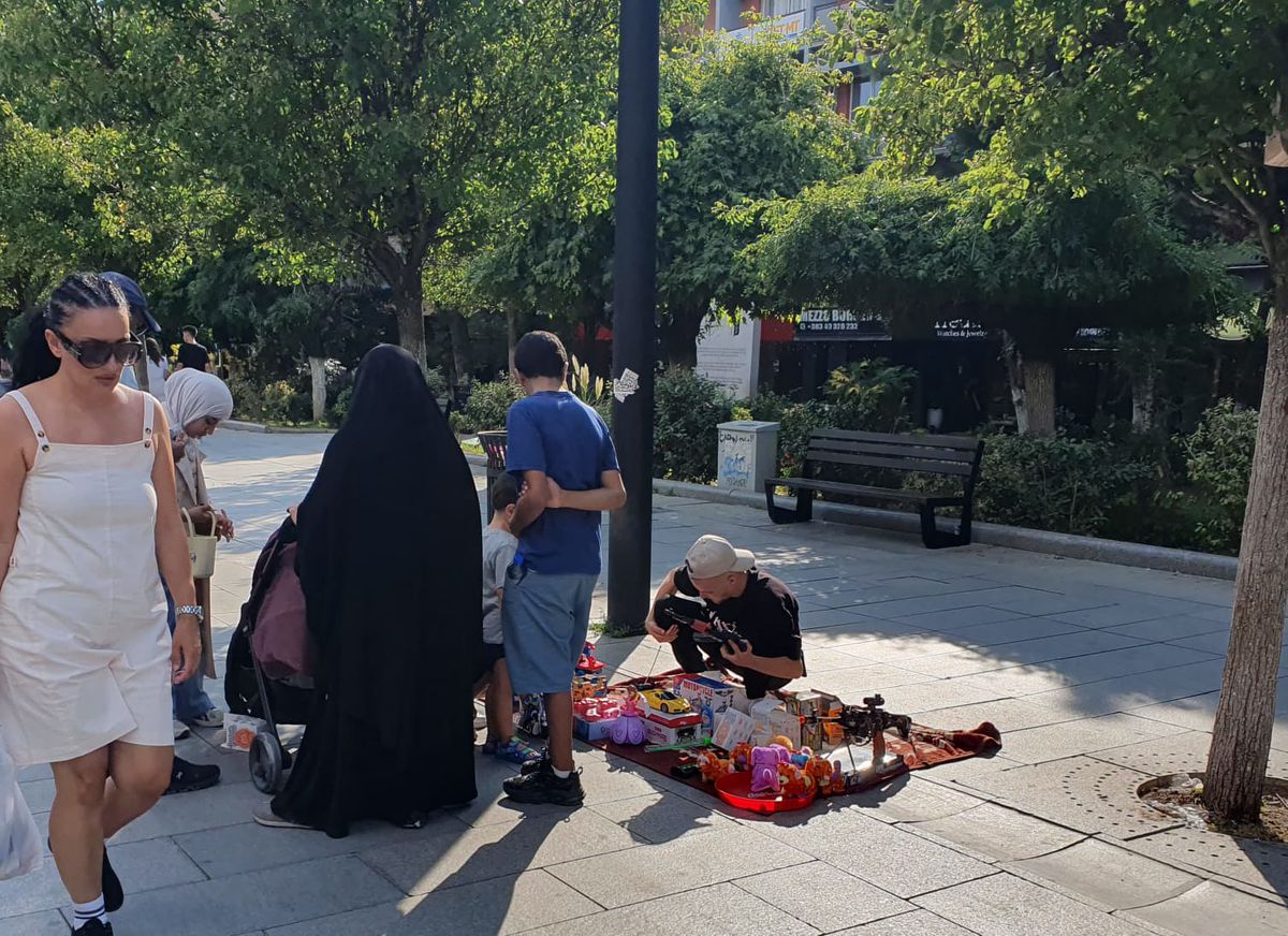 Imagini din Priștina, înainte de Drita - FCSB