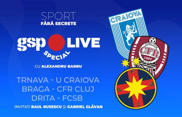 GSP Live Special » FCSB și Craiova merg mai departe, CFR Cluj retrogradează în Conference League