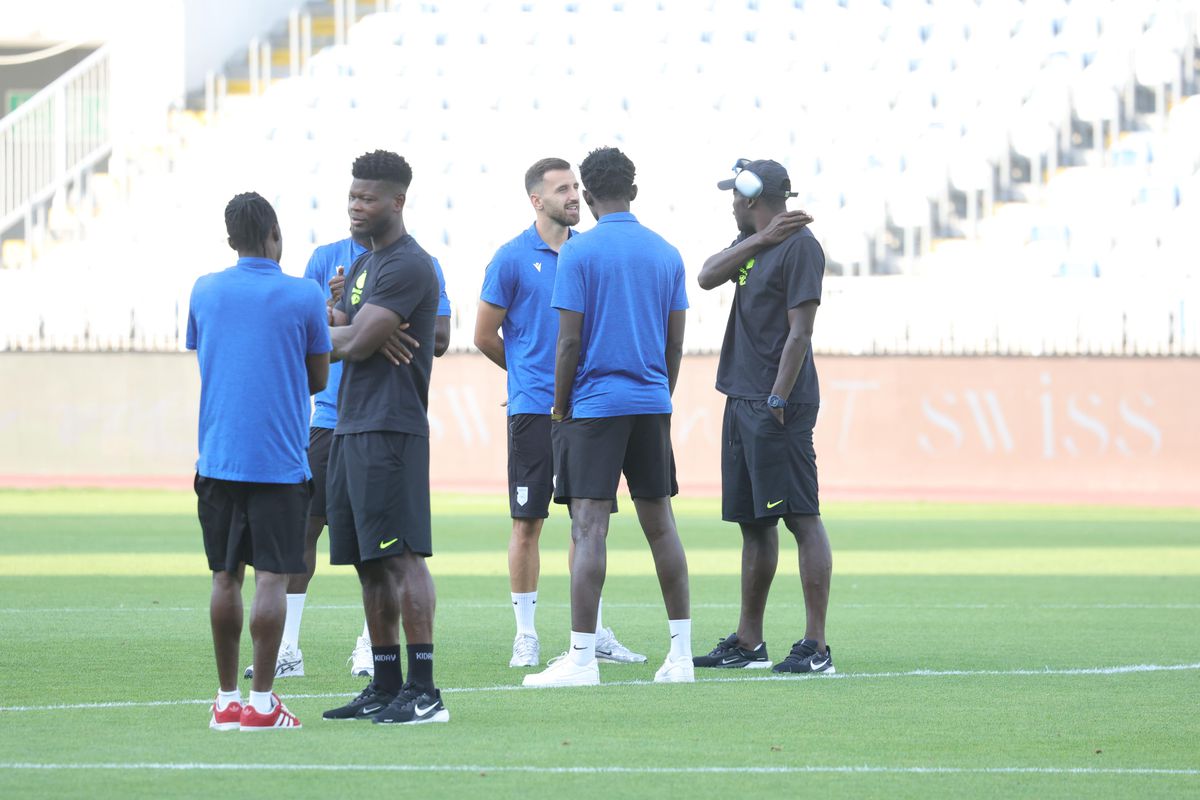 Drita - FCSB, imagini de pe gazon, înainte de meci