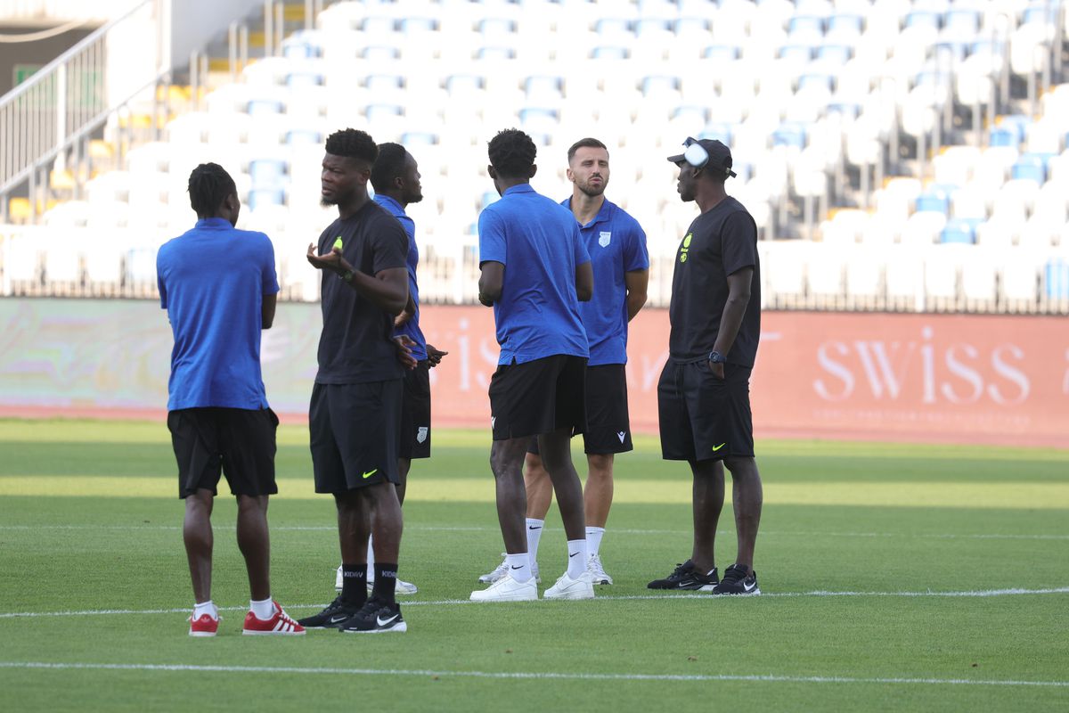 Drita - FCSB, imagini de pe gazon, înainte de meci