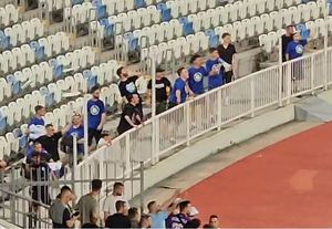 Scandal la finalul meciului Drita - FCSB » Fanii kosovari au venit spre gardurile care apărau terenul: „Țiganii, țiganii!”