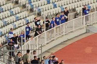 Scandal la finalul meciului Drita - FCSB » Fanii kosovari au venit spre gardurile care apărau terenul: „Țiganii, țiganii!”
