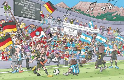 Thomas Muller se amuză pe seama lui Messi și Neymar în cartea lui pentru copii