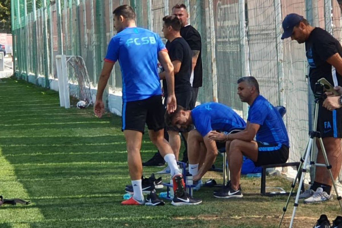 CS UNIVERSITATEA - FCSB // VIDEO + FOTO Gafă cu repetiție la FCSB! Cum a apărut Lucian Filip la antrenament