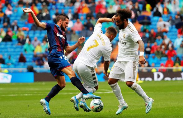 REAL MADRID - LEVANTE 3-2 // VIDEO Cu Benzema în zi de excepţie, madrilenii obţin o victorie spectaculoasă » A debutat Eden Hazard!