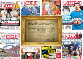 97 de ani de Gazeta Sporturilor » Cum arăta primul număr al ziarului