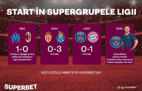 Start în grupele Ligii! Dau Messi, Mbappe și Neymar marea lovitură? Vezi Cotele Speciale Superbet