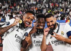Ironii marca „blanco” » Pozele postate de Vinicius și Benzema, imediat după fluierul final din Bayern - Barcelona: „Noapte bună!”