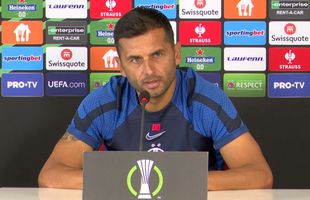 Nicolae Dică, revoltat, în conferința dinaintea meciului cu Anderlecht: „Numai la noi se întâmplă asta! Stați liniștiți!”