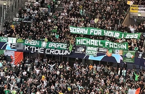 Imagini revoltătoare la meciul lui Celtic din Liga Campionilor » Fanii scoțieni, mesaje oribile după decesul Reginei