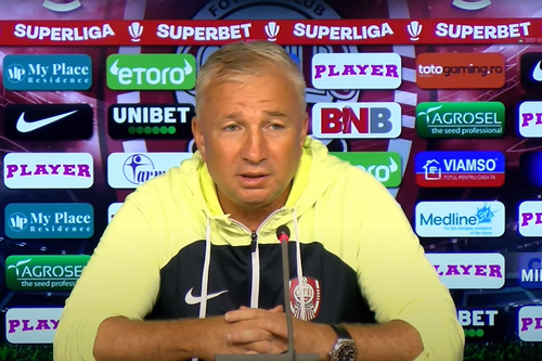 Dan Petrescu / Foto: captură de ecran YouTube CFR Cluj