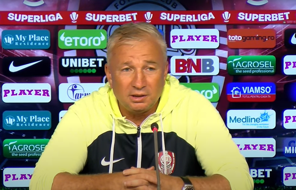 Dan Petrescu, deranjat de o întrebare primită la conferința de presă: „Mi se pare aiurea!” » Problema pe care o vede la CFR Cluj