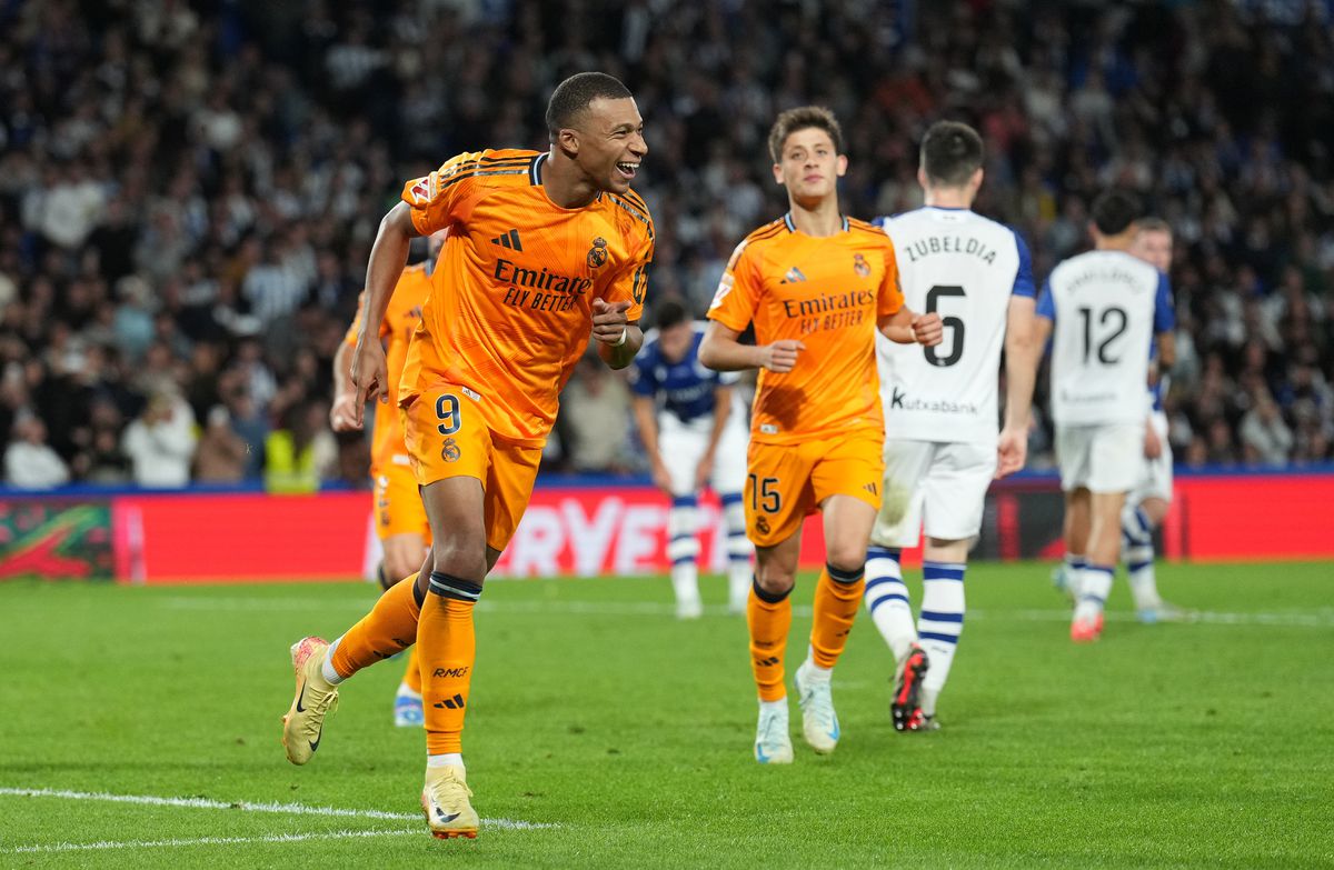 Real Sociedad - Real Madrid 0-2 » Mbappe și Vinicius au adus prima victorie în deplasare pentru “Los Blancos” în acest sezon de La Liga