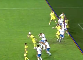 Faza controversată din Petrolul - Farul, rezolvată după 8 minute » Liniile venite din camera VAR n-au lămurit mare lucru