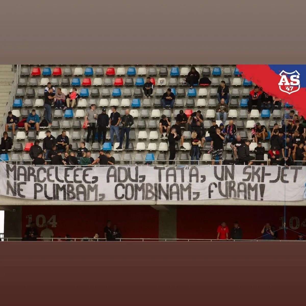 Ultrașii Stelei l-au ironizat pe Ciolacu: „Un covrig cu BAC, vă rog!”