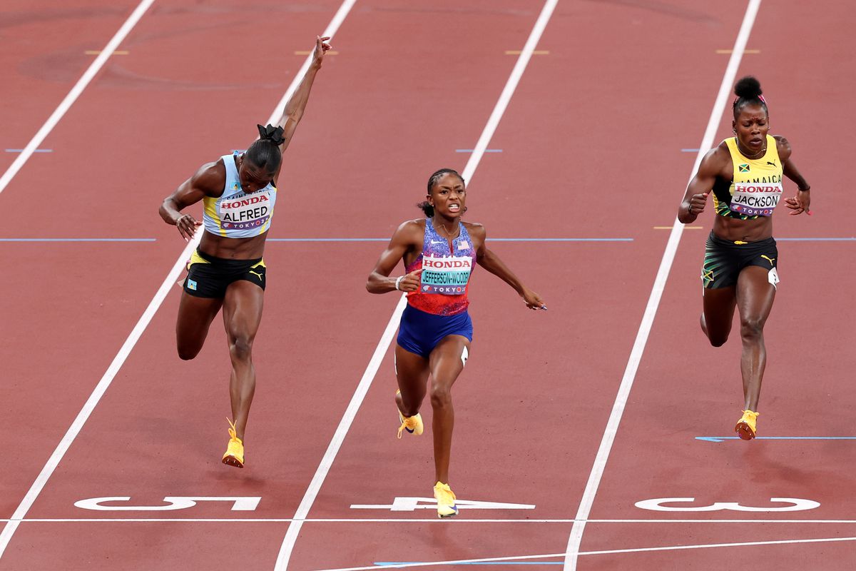 Melissa Jefferson-Wooden, campioana de la 100 m