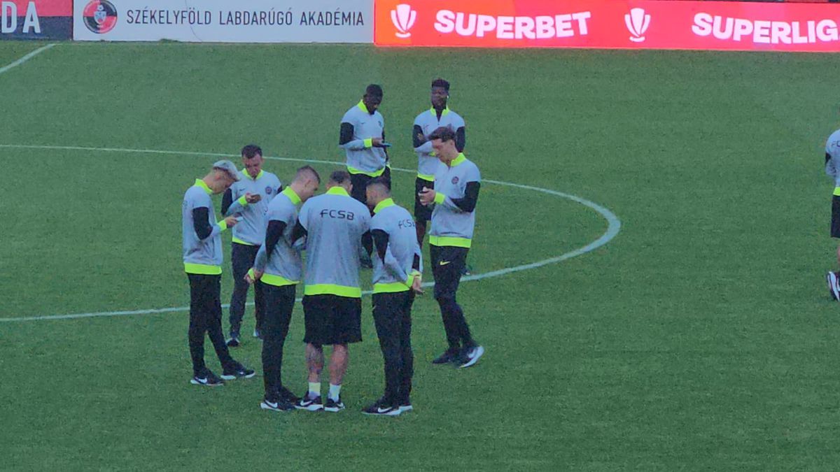 Imagini înainte de Csikszereda - FCSB