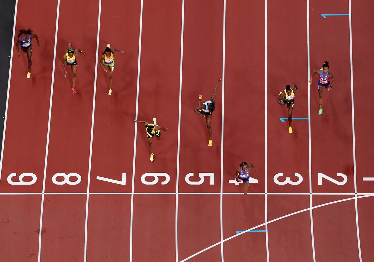 Melissa Jefferson-Wooden, campioana de la 100 m