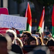 Protestatarii pro-palestinieni au dus la anularea etapei din Madrid/Foto: Imago Images