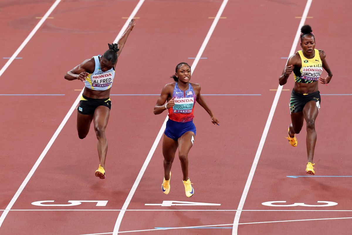Melissa Jefferson-Wooden, campioana de la 100 m
