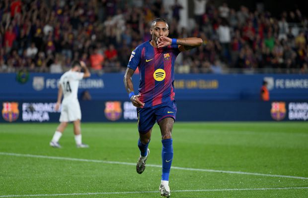 „Pedepsitul” Raphinha i-a dat replica lui Hansi Flick » Brazilianul a fost la înălțime în „setul alb” reușit de Barcelona cu Valencia