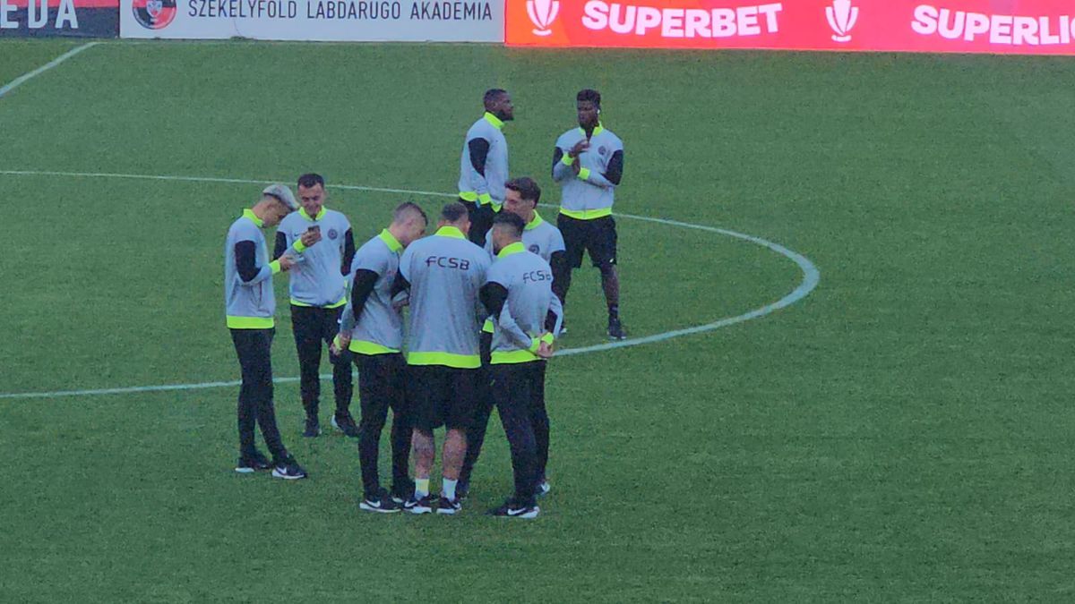 Imagini înainte de Csikszereda - FCSB
