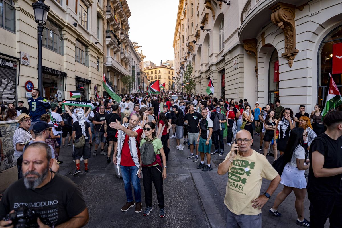 Protestatarii pro-palestinieni au dus la anularea etapei din Madrid