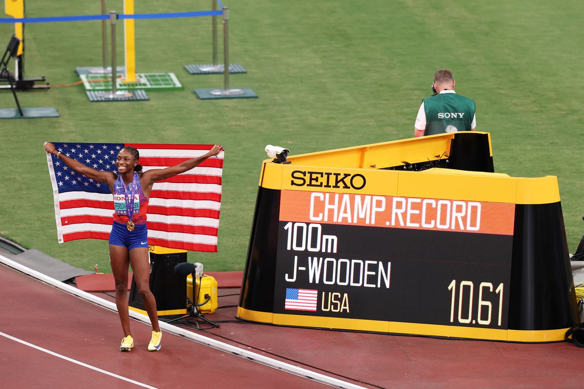 Melissa Jefferson-Wooden, campioana de la 100 m