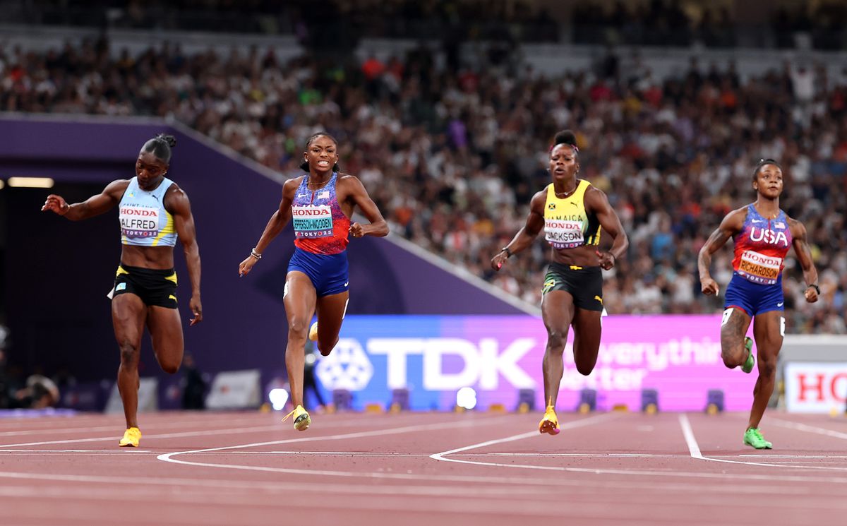 Melissa Jefferson-Wooden, campioana de la 100 m