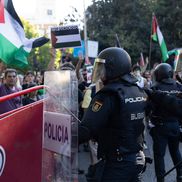 Protestatarii pro-palestinieni au dus la anularea etapei din Madrid/Foto: Imago Images
