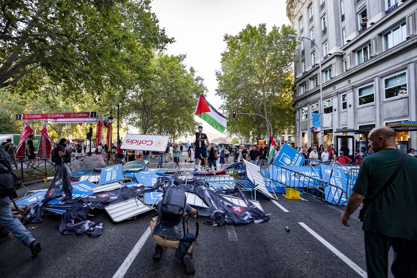 Ultima etapă din turul Spaniei, anulată din cauza protestelor pro-Palestina/Foto: Imago Images
