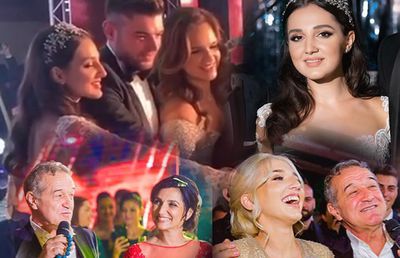 VIDEO Imagini noi de la nunta Teodorei Becali! Gigi a început să plângă în fața celor peste 700 de invitați: „V-am văzut cu lacrimi în ochi”