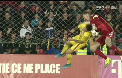 ROMÂNIA U21 - IRLANDA DE NORD U21 // GALERIE FOTO Dennis Man, făcut KO! Portarul nord-irlandezilor a văzut ROȘU direct