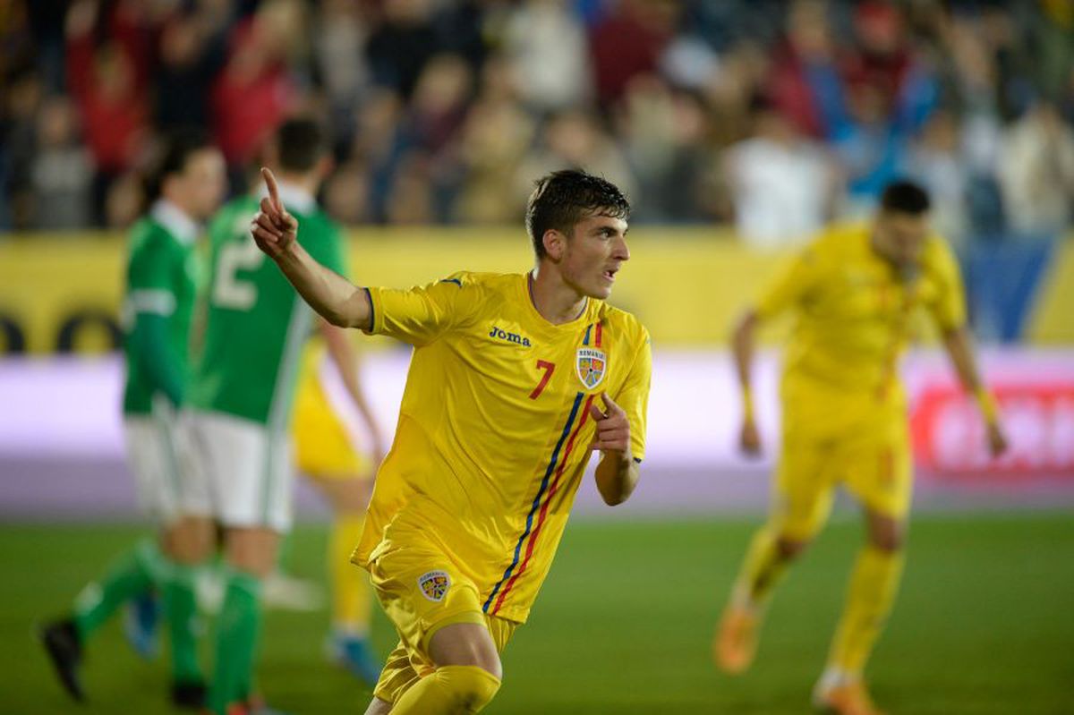 ROMÂNIA U21  - IRLANDA DE NORD U21 3-0 // FOTO Furtună după pauză! România U21, a doua victorie în preliminariile EURO 2021 » Cum arată clasamentul