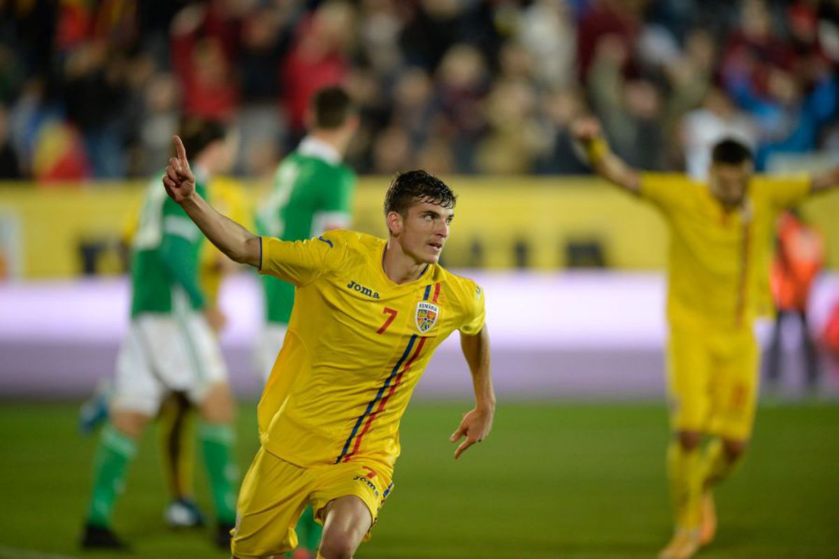 ROMÂNIA U21  - IRLANDA DE NORD U21 3-0 // FOTO Furtună după pauză! România U21, a doua victorie în preliminariile EURO 2021 » Cum arată clasamentul