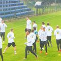 Austria a efectuat astăzi, în ziua meciului cu România, un antrenament pe stadionul din comuna Păulești, Prahova.