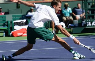 Daniil Medvedev, înfrângere incredibilă la Indian Wells » Favoritul #1, trimis acasă după ce a condus cu 6-4, 4-1